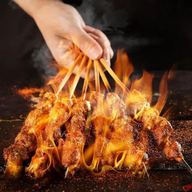Alt view image 3 of 6 - Bamboo Skewers 10 Inch Wooden Skewers Sticks for Grilling, BBQ, Shish Kabob, Fruit, Yakitori. More Size Choices 8"/12", 100 PCS (10inch X 4mm)
