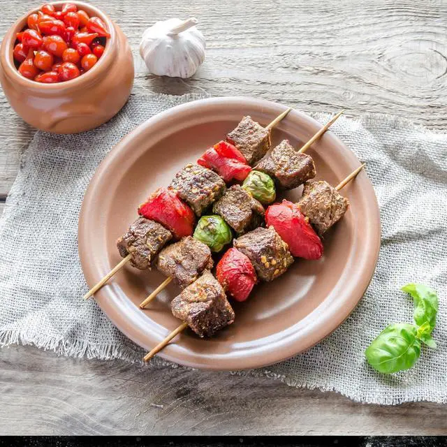 Alt view image 5 of 6 - Bamboo Skewers 8 Inch Wooden Skewers Sticks for Fruit, Kabob, BBQ, Grilling, Yakitori. More Size Choices 10"/12", 100 PCS (8inch X 3mm)