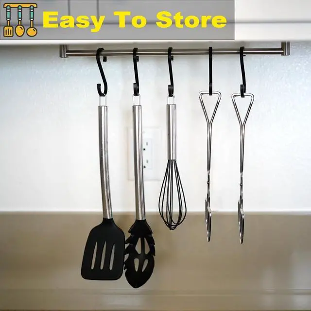Alt view image 5 of 7 - Hiash 11" Heavy Duty Stainless Steel Kitchen Scissor Tongs with Comfortable Ergonomic Grip, Heat Resistant tongs for Cooking & BBQ
