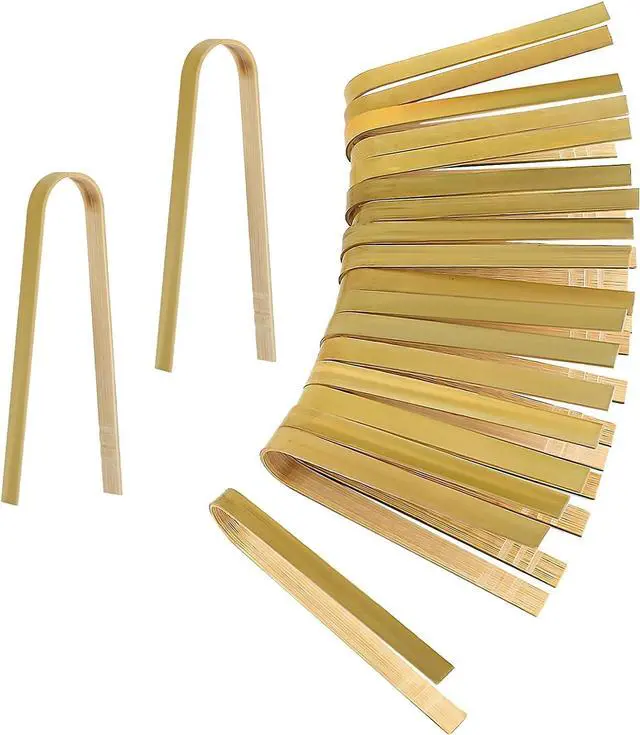 Main image of Luter 20pcs Wooden Mini Tongs