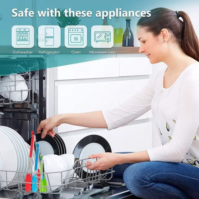 Alt view image 7 of 7 - 7/9/12 Inch Kitchen Tongs Set of 3, Cooking Tongs with Silicone Tips