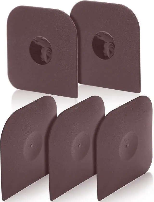 Main image of Herda Pan Scraper Dish Scraper Tool Set, 5 Pack Plastic Pot Food Scraper