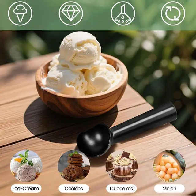 Alt view image 5 of 7 - HANSGO Ice Cream Scoop, Nonstick Anti-Freeze Ice Cream Scooper, 7 Inch