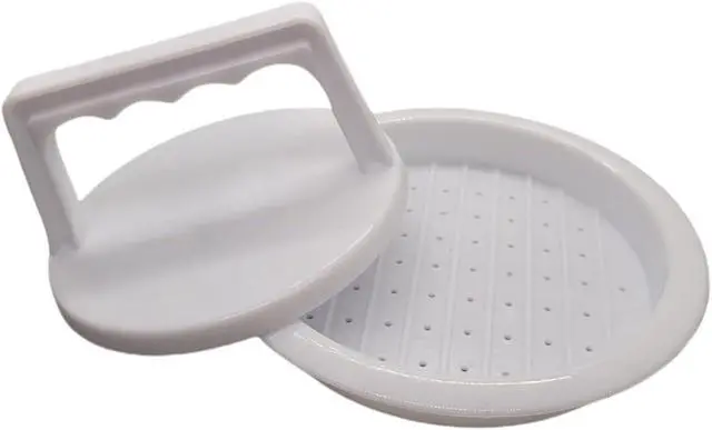 Main image of Handy Housewares Plastic Burger Press Patty Maker - Make 4" Hamburger Patties from Ground Meat (1 Pack)