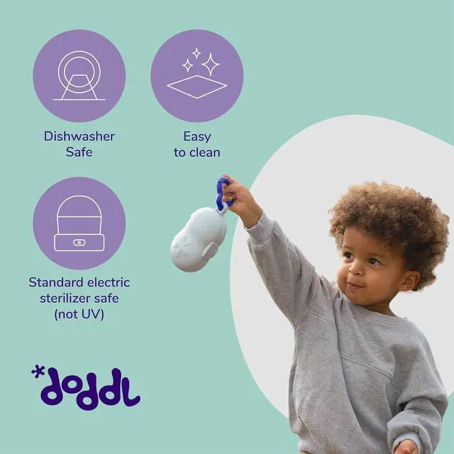 Alt view image 6 of 7 - doddl Toddler Travel Utensil Case, Fits Toddler Fork, Spoon and Knife Sets, Clips to Bags & Strollers, Travel Essentials, Dishwasher Safe (Case Only)