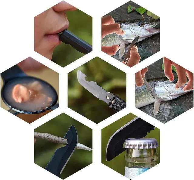 Alt view image 5 of 7 - Mudder 2 Packs Camping Spork Stainless Steel Backpacking