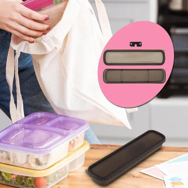 Alt view image 6 of 7 - Portable Travel Cutlery Set, Reusable Flatware, Camping Utensils Organizer Case