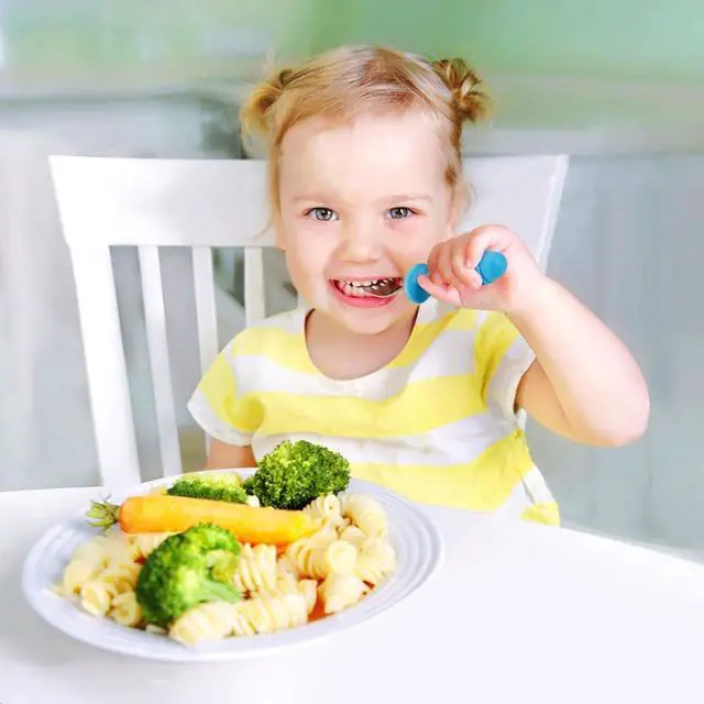 Alt view image 2 of 7 - PandaEar 6 Pack Toddler Forks, 18/8 Stainless Steel with Silicone Handle
