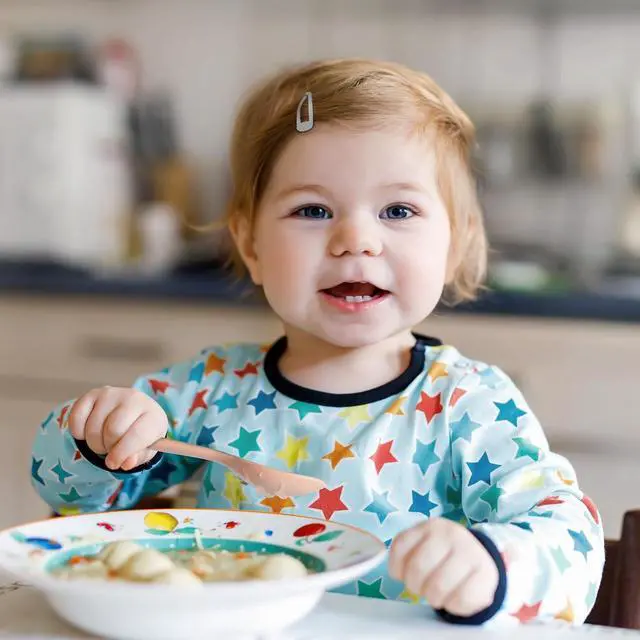 Alt view image 5 of 7 - 12 Pieces Toddler Utensils Set, Plastic Spoons and Forks Set for Kids, Children Safe Flatware, Plastic Reusable Cutlery, BPA Free, Dishwasher Safe