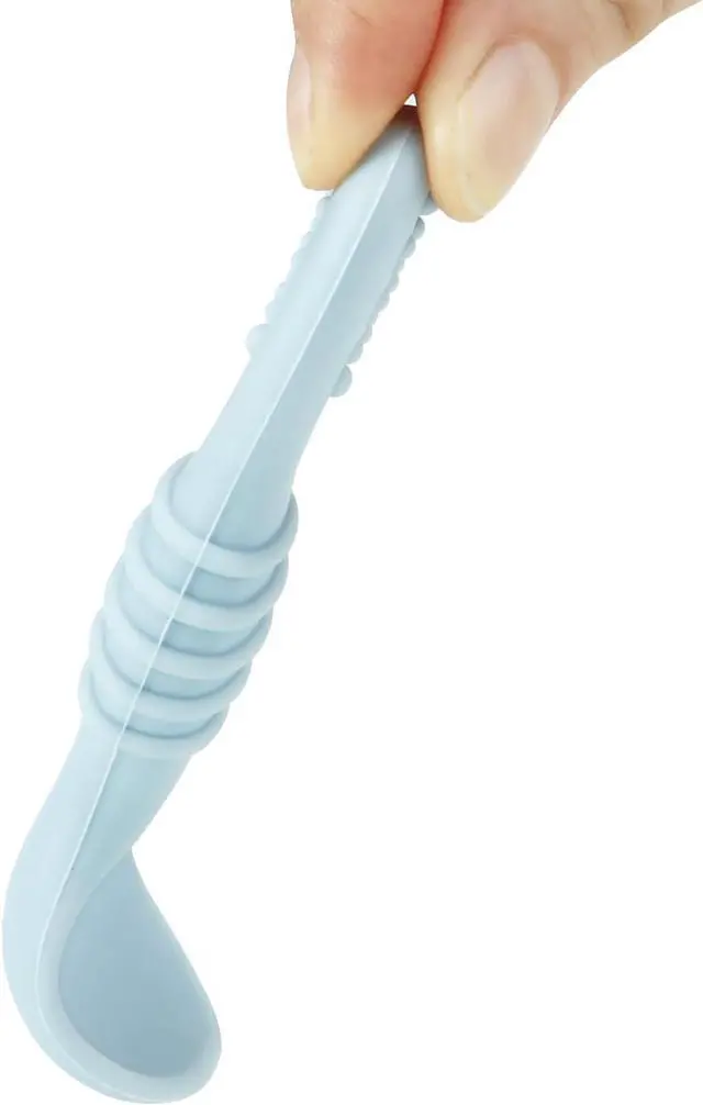 Alt view image 6 of 7 - PandaEar 6 Pack Silicone Baby Spoons & Forks, Toddler Self Feeding Utensils