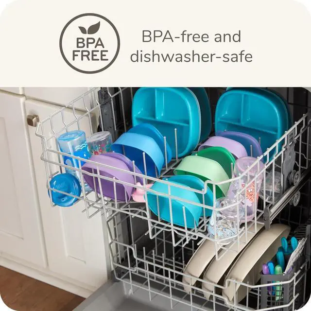 Alt view image 5 of 7 - NUK for Nature Pretensil Dipper Spoon and Fork Set, Easy to Grip for Self-Feeding Development, Mess-Free Feeding, Top Rack Dishwasher-Safe, BPA & Latex-Free