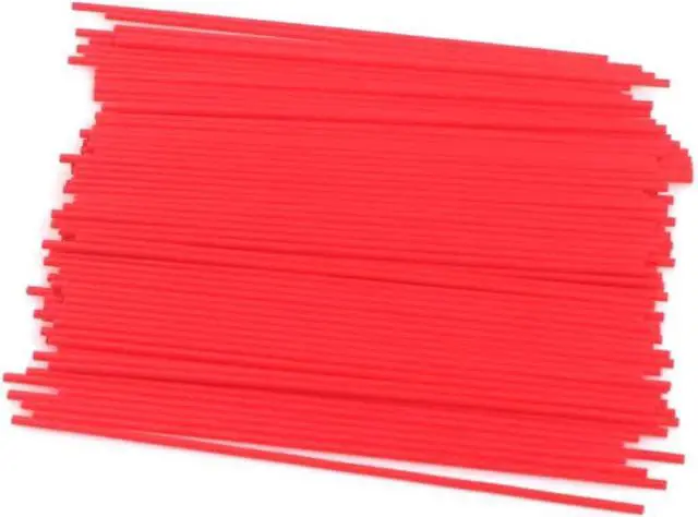 Main image of spray can straws, Replacement Spray Can Extension Straw,Red Plastic Extension Straws,5Inches. (50 Pack)