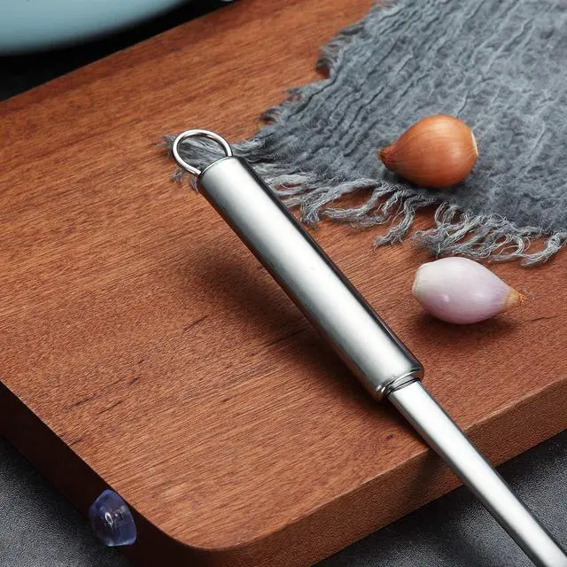 Alt view image 4 of 7 - Berglander Stainless Steel Cooking Skimmer - Slotted Spoon for Straining, Ideal for Kitchen Use