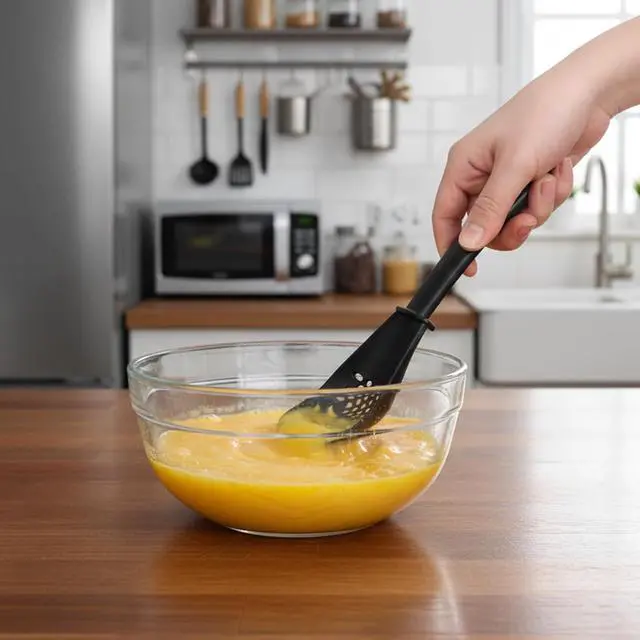 Alt view image 7 of 7 - 2 Pcs 6-in-1 Multifunctional Kitchen Cooking Spoon Heat Resistant Kitchen Utensils Slotted Spoon Tool for Cooking Mashing Draining Grating Separating