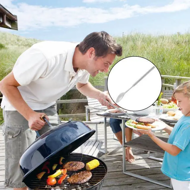 Alt view image 5 of 7 - Joyzan Telescopic Extendable Spoon, Stainless Steel Long Retractable Spoon