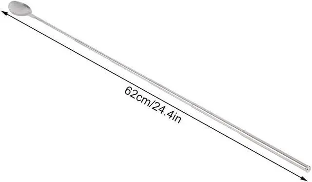 Alt view image 7 of 7 - Joyzan Telescopic Extendable Spoon, Stainless Steel Long Retractable Spoon