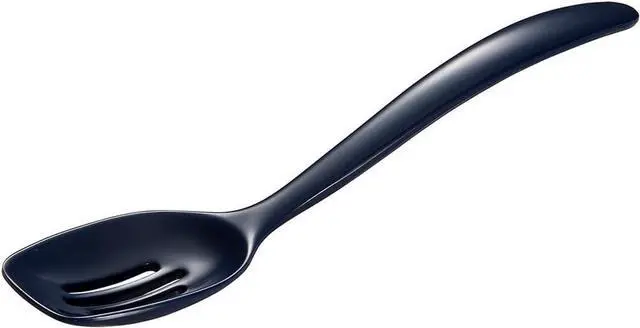 Main image of Gourmac 7.5-Inch Melamine Mini Slotted Spoon, Blue