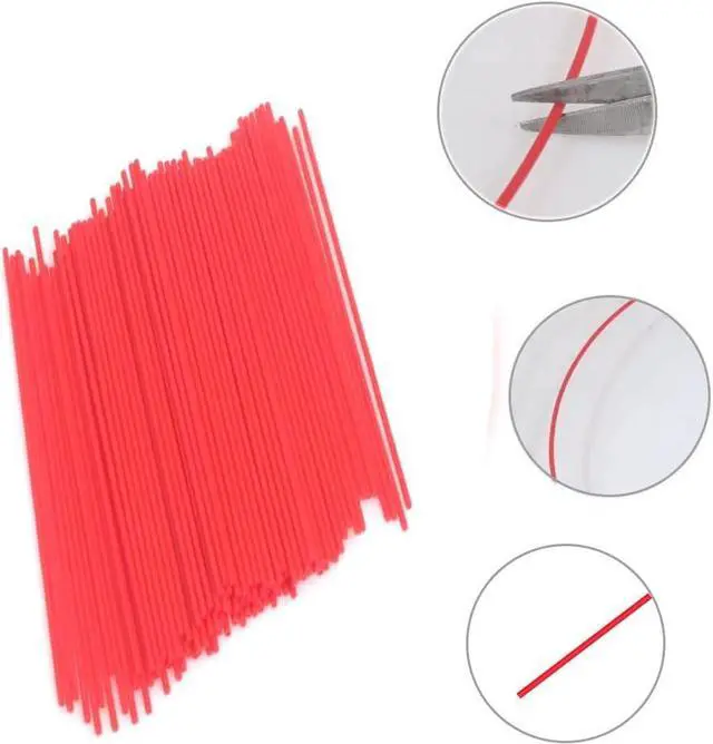 Alt view image 3 of 7 - spray can straws, Replacement Spray Can Extension Straw,Red Plastic Extension Straws,5Inches. (50 Pack)