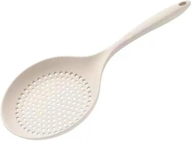 Main image of Extra Large Skimmer Slotted Spoon, 14.5 inch Silicone Strainer Skimmer Ladle Spoon Spider for Cooking and Frying, Pasta Strainer Spoon Frying Kitchen Cooking Colander