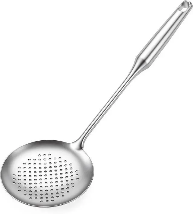 Main image of Slotted Spoon, Slotted Spoon for Straining Metal Slotted-Spoons, Stainless Steel Skimmers Kitchens Cooking Utensils Colander Spoons for Draining Stirring Serving Frying