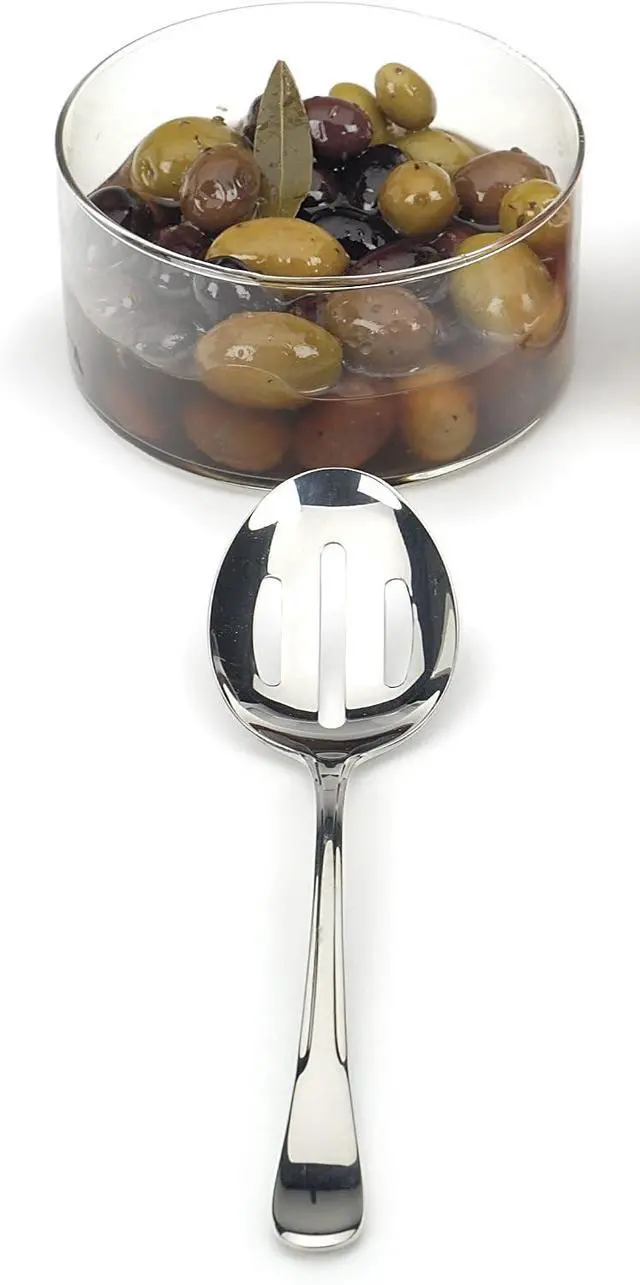 Alt view image 2 of 5 - RSVP International Endurance Flatware Collection Stainless Steel, Dishwasher Safe, Slotted Serving Spoon