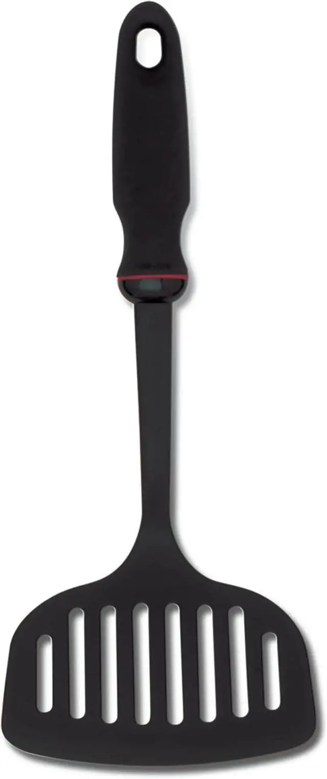 Main image of Norpro 1705 , Black Grip-Ez Slotted Spatula Dishwasher Safe, 1.8 x 11.8 x 4.8 inches