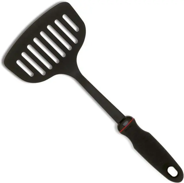 Alt view image 5 of 6 - Norpro 1705 , Black Grip-Ez Slotted Spatula Dishwasher Safe, 1.8 x 11.8 x 4.8 inches