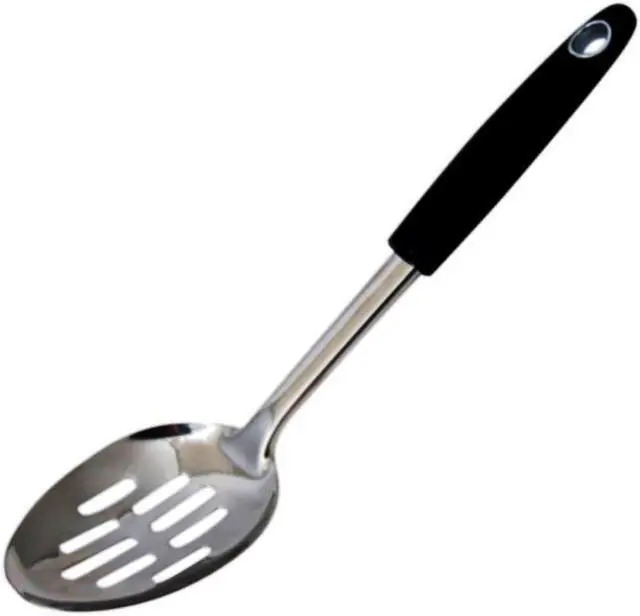 Main image of Select Stainless Steel Slotted Cooking and Serving Spoon, 12 Inch