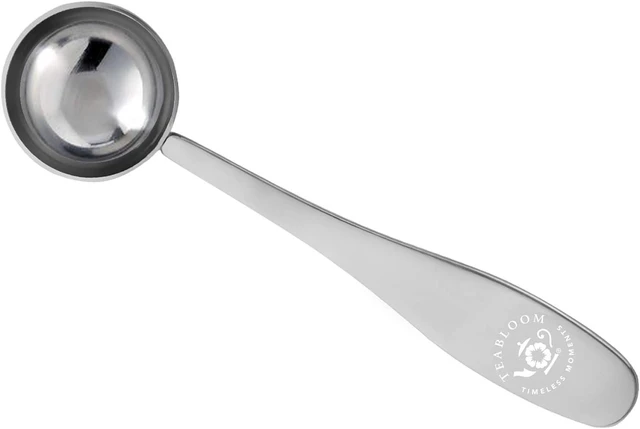 Alt view image 2 of 5 - Teabloom Perfect Measure Loose Leaf Tea Spoon - Premium Quality Stainless Steel Tea Scoop Tea Connoisseur's Choice