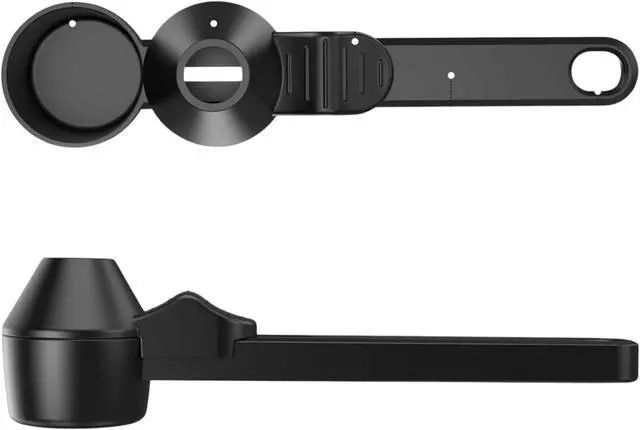 Alt view image 6 of 7 - Coffee Scoop & Funnel for Reusable K Cup Pods 2 Tablespoon Measuring Spoon for Ground Coffee, Protein Powder, and Tea No-Spill Design, Ideal for Kitchen Storage (1, Black)