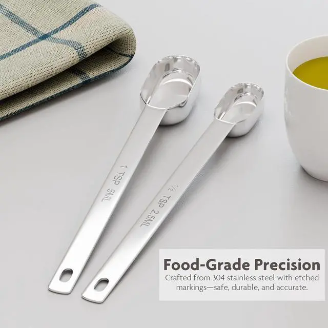 Alt view image 3 of 6 - Matcha Scoop, 1g(1/2tsp|2.5ml) Measuring Spoon for Tea Powder