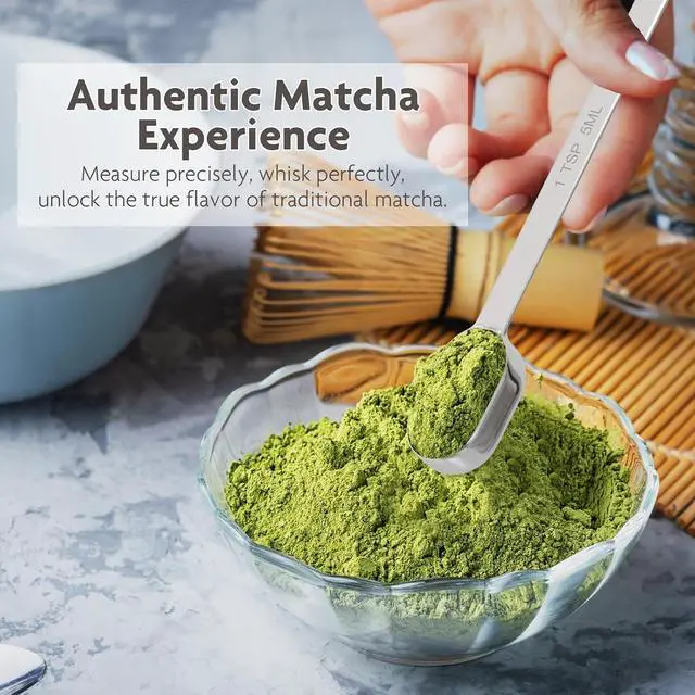 Alt view image 4 of 6 - Matcha Scoop, 1g(1/2tsp|2.5ml) Measuring Spoon for Tea Powder