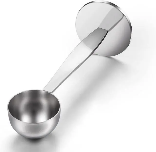 Main image of Two-in-One Stainless Steel Coffee Scoop Tamping Spoon