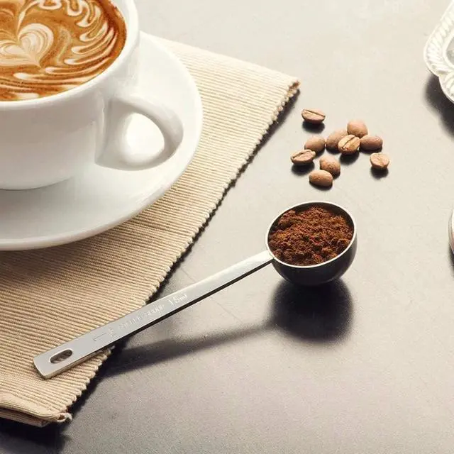 Alt view image 3 of 6 - Jasni Stainless Steel 1 Tablespoon Measuring Coffee Scoop Spoon, Set of 3