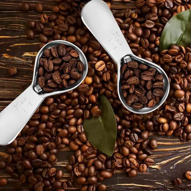 Alt view image 4 of 7 - 3Pcs Stainless Steel Coffee Scoop Set,Measuring Spoons,1Tbsp & 2Tbsp Scoop