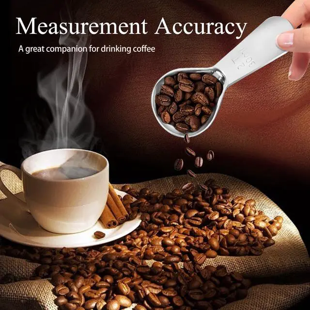 Alt view image 6 of 7 - 3Pcs Stainless Steel Coffee Scoop Set,Measuring Spoons,1Tbsp & 2Tbsp Scoop