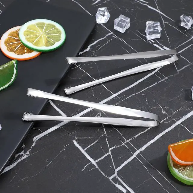 Alt view image 4 of 7 - 2PCS Egg Chalaza Removal Tool,Stainless Steel Small Ice Tongs