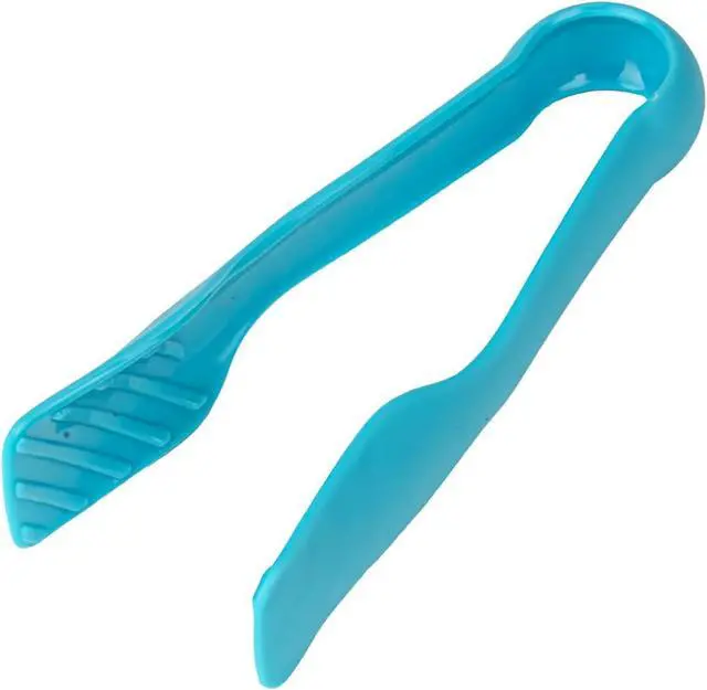 Alt view image 5 of 7 - DecorRack 3 Piece Plastic Tong Set, 6-8-10 in Heavy Duty (Blue)