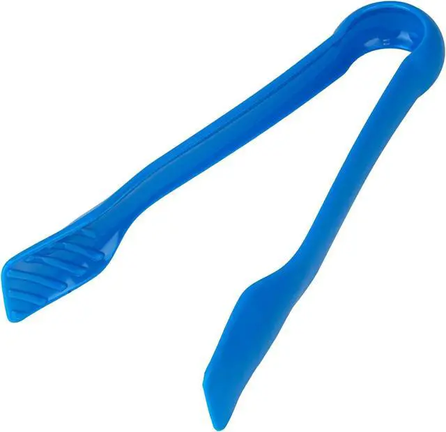 Alt view image 4 of 7 - DecorRack 3 Piece Plastic Tong Set, 6-8-10 in Heavy Duty (Blue)