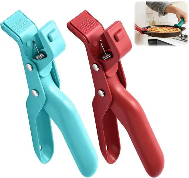 Main image of Hot Plate Gripper,Multi-purpose Anti-Scald Bowl Holder Clip, Hot Plates Gripper Lifters Tongs,Multi-function Hot Bowl Dish Plate Grippers Clips,Kitchen Silicone Anti Slip Clip for Bowls,Dishes(2pcs)