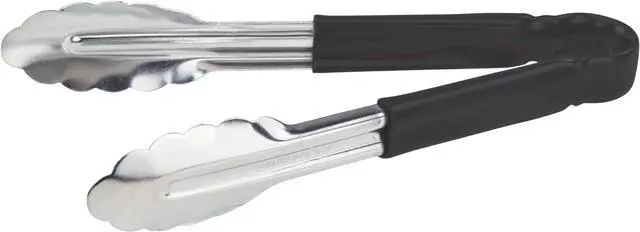 Main image of Winco 9" Black Plastic Serving Tongs