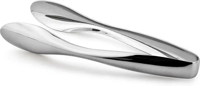 Main image of CUISINOX Polished stainless steel serving tongs,6 Inch -Durable Kitchen & Buffet tool