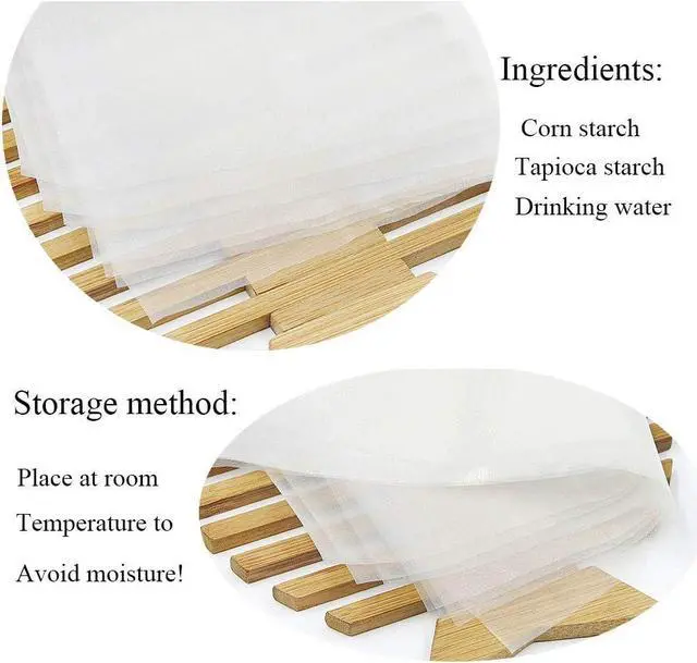 Alt view image 3 of 4 - Transparent Edible Rice Paper Wrappers, 50 Count - Use for Candy, Chocolate, Nougat, & More - 9"x12.6" Sheets of Edible Wafer Paper - Perfect for Homemade Treats & Food Packaging.