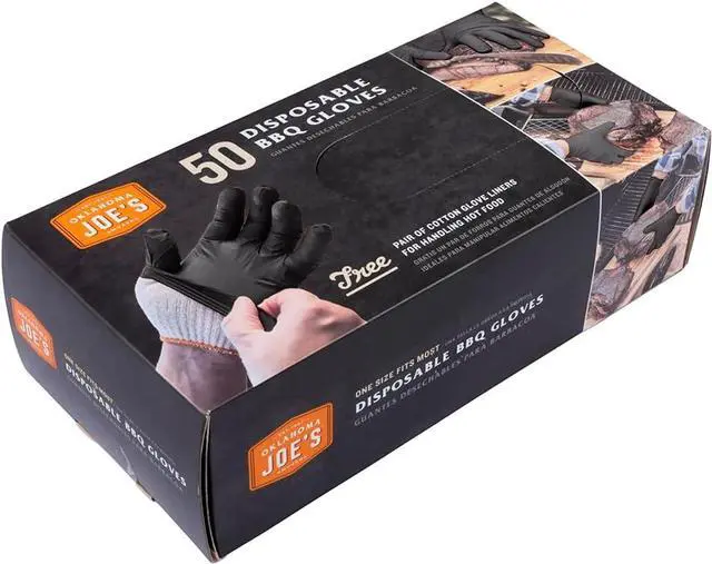 Main image of Oklahoma Joe's Disposable BBQ Gloves, 50-count - 4386292R06