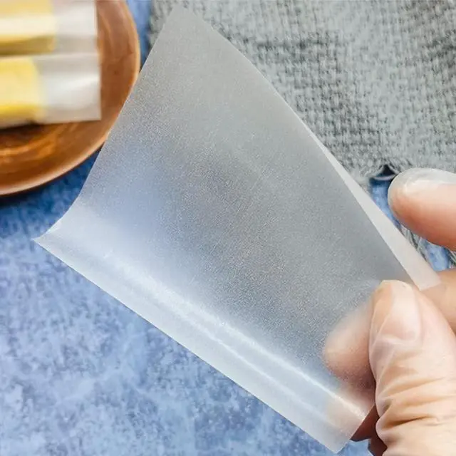 Alt view image 4 of 7 - Edible glutinous rice paper 500 sheets (4.7x4.7) inches, candy chocolate wrapper.