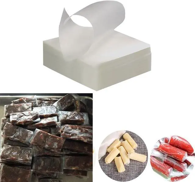 Alt view image 7 of 7 - Edible glutinous rice paper 500 sheets (4.7x4.7) inches, candy chocolate wrapper.
