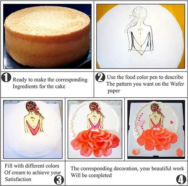 Alt view image 6 of 7 - Edible glutinous rice paper 500 sheets (4.7x4.7) inches, candy chocolate wrapper.