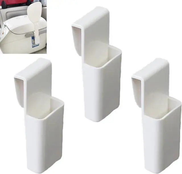 Main image of 3 Pack Rice Paddle Holder Rice Spoon Handle Attachement Hanging Hook Stand Rest Organizer for Rice Spatula Plastic Non Stick Rice Serving Spoon Rice Scooper Rice Cooker and Warmer with Handle