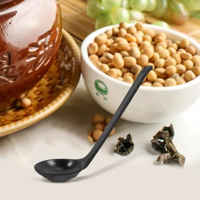 Alt view image 4 of 7 - CHILDWEET Large Kitchen Ladle Turtle Shell Spoon for Soup Asian Soup Spoon for Ramen Wonton Chili Stew Gravy Stirring Pouring Serving Set of 2