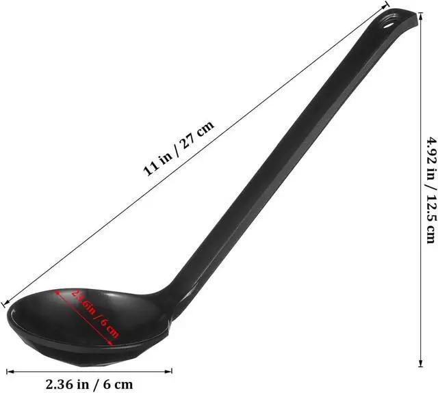 Alt view image 6 of 7 - 5Pcs Turtle Shell Ramen Soup Spoons Long Handle Japanese Style Hot Pot Soup Spoons Dishwasher Safe Kitchen Tableware